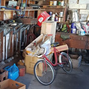 garage full of possessions